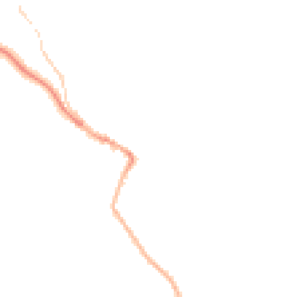 Night-time road noise heatmap for S44 6BZ