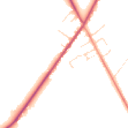 Daytime road noise heatmap for S44 6QR