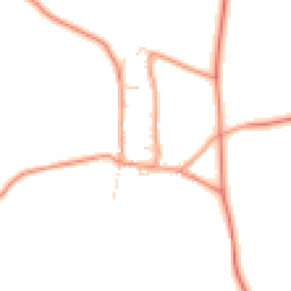 Daytime road noise heatmap for S44 6RN