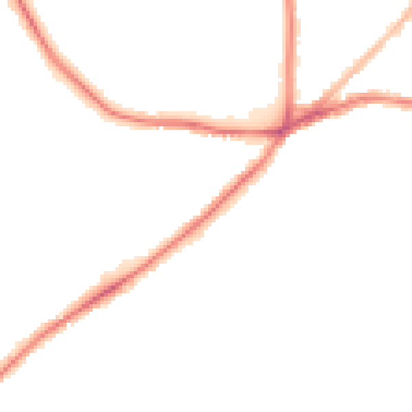 Night-time road noise heatmap for S5 7AA