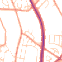 Daytime road noise heatmap for S6 1AN