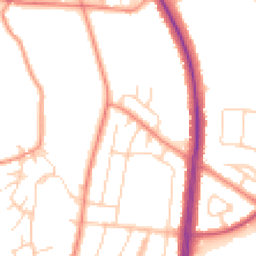 Daytime road noise heatmap for S6 1AT