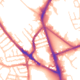 Daytime road noise heatmap for S6 1SF