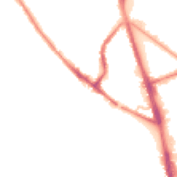 Night-time road noise heatmap for S6 1TD