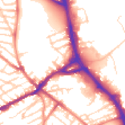 Daytime road noise heatmap for S6 2BB