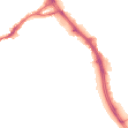 Night-time road noise heatmap for S6 2HB