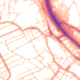 Daytime road noise heatmap for S6 3PW