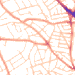 Daytime road noise heatmap for S6 4ET