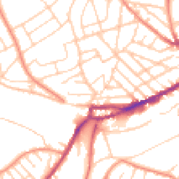 Daytime road noise heatmap for S6 4RH