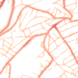Daytime road noise heatmap for S6 5ED