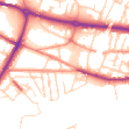 Daytime road noise heatmap for S61 1AE