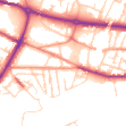 Daytime road noise heatmap for S61 1AG