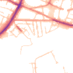 Daytime road noise heatmap for S61 1DA