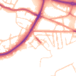 Daytime road noise heatmap for S61 1DR