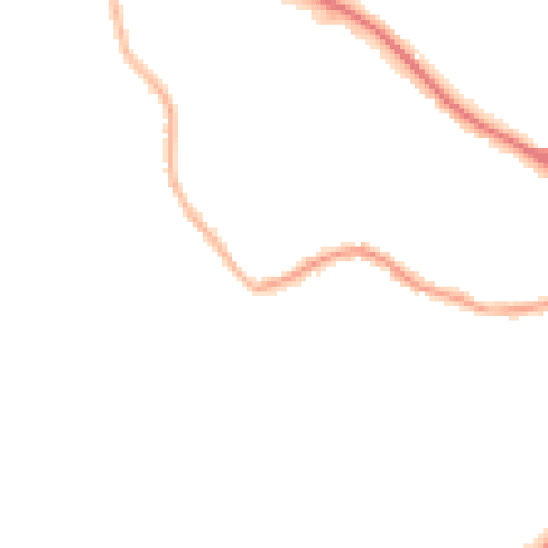 Night-time road noise heatmap for S61 1EP