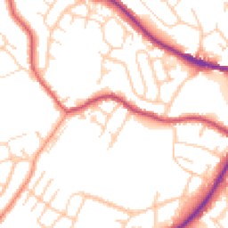 Daytime road noise heatmap for S61 1ER