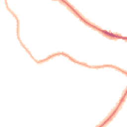 Night-time road noise heatmap for S61 1ER