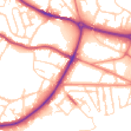 Daytime road noise heatmap for S61 1JE
