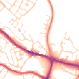 Daytime road noise heatmap for S61 1LB