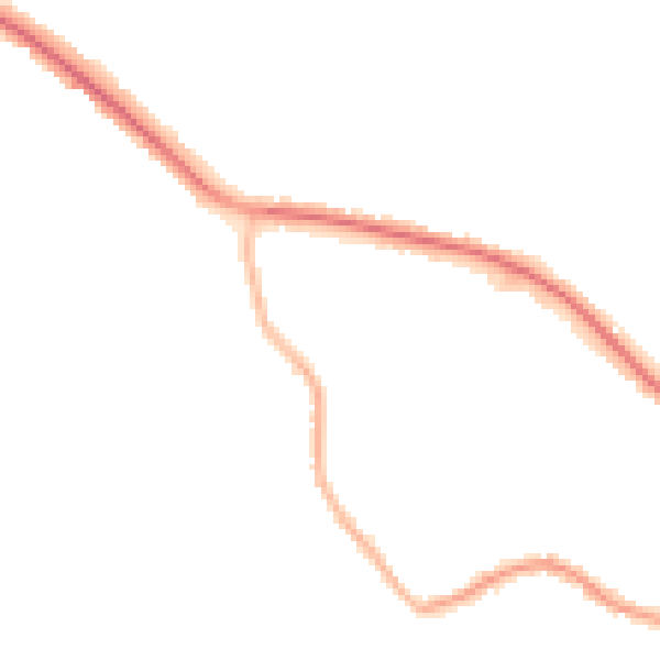 Night-time road noise heatmap for S61 1NX