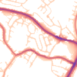 Daytime road noise heatmap for S61 1QD