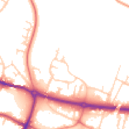 Daytime road noise heatmap for S61 1TD