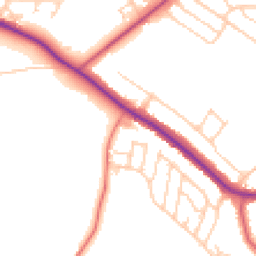 Daytime road noise heatmap for S61 2DP
