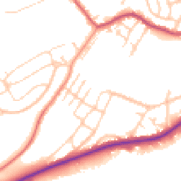 Daytime road noise heatmap for S61 2JY