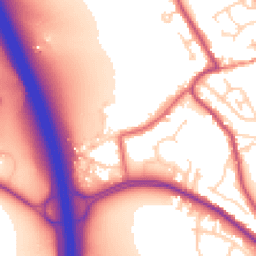 Daytime road noise heatmap for S61 2PT