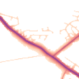 Daytime road noise heatmap for S61 2QX