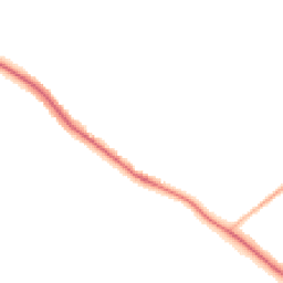 Night-time road noise heatmap for S61 2SW