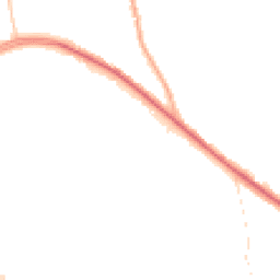 Night-time road noise heatmap for S61 2TH