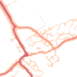 Daytime road noise heatmap for S61 2TN
