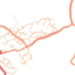 Daytime road noise heatmap for S61 2TS