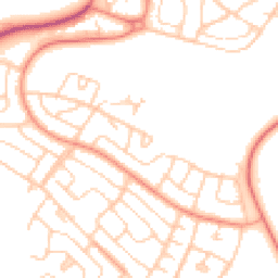 Daytime road noise heatmap for S61 3EP