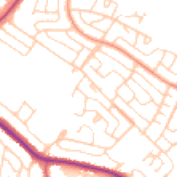 Daytime road noise heatmap for S61 3JR