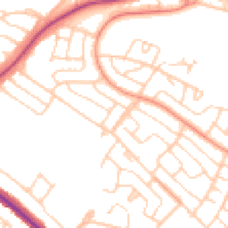 Daytime road noise heatmap for S61 3LP
