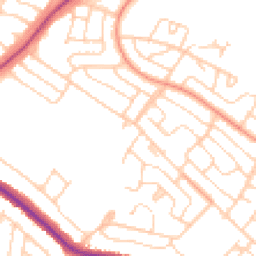 Daytime road noise heatmap for S61 3NF