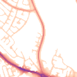 Daytime road noise heatmap for S61 3SU