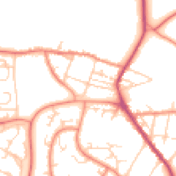 Daytime road noise heatmap for S61 4EU