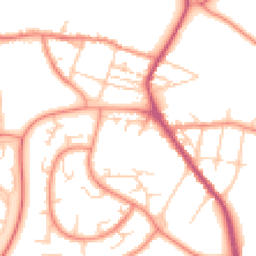 Daytime road noise heatmap for S61 4PT
