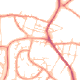 Daytime road noise heatmap for S61 4PU