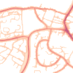 Daytime road noise heatmap for S61 4RR