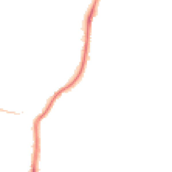 Night-time road noise heatmap for S62 5AN