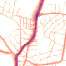 Daytime road noise heatmap for S62 5AR