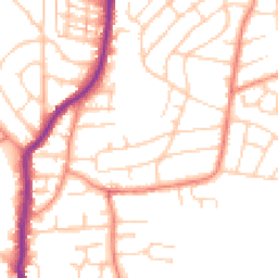 Daytime road noise heatmap for S62 5BW