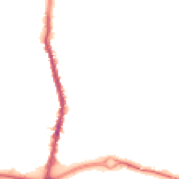 Night-time road noise heatmap for S62 6BQ