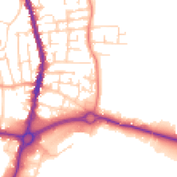 Daytime road noise heatmap for S62 6BW
