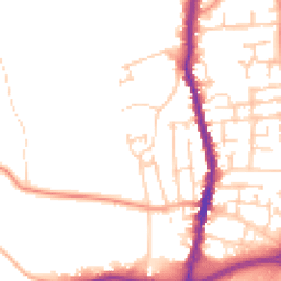 Daytime road noise heatmap for S62 6NN