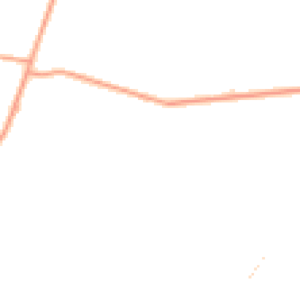 Night-time road noise heatmap for S62 7AF